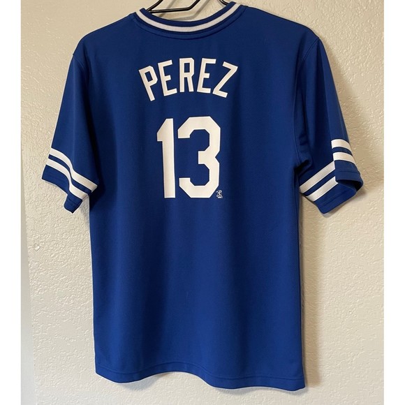 Kansas City Royals #13 Perez Jersey, official MLB crew neck short sleeve shirt - Picture 6 of 6